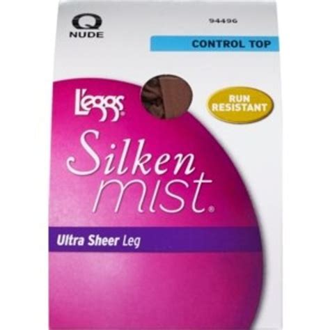 L Eggs Silken Mist Ultra Sheer Leg Control Top Run Resistant Nude Q 1 Pair Instacart