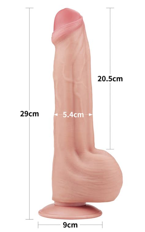 Големо ултра меко и реалистично дилдо 29X5 4 см XXX SEX SHOP