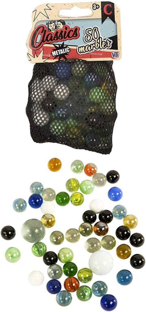 Hot Shots Metallic Marbles Pack Plaza Toymaster