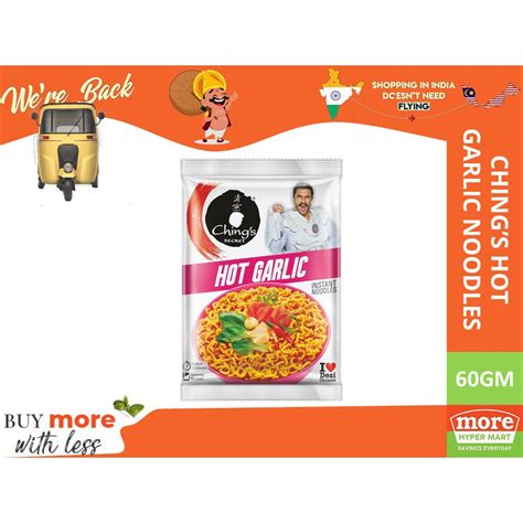 Chings Secret Hot Garlic Instant Noodles G Shopee Malaysia