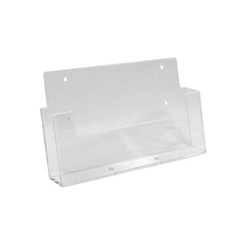 Wall Mounted Leaflet Holder Landscape Plastic Leaflet Holder