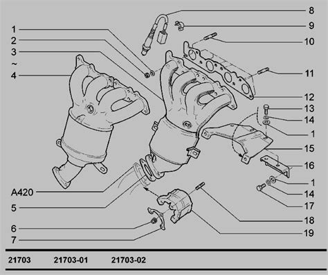Выхлопная система гранта 8 клапанная схема - фото