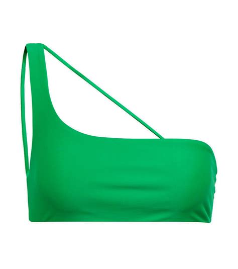 Jade Swim Apex One Shoulder Bikini Top Jade Swim