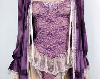 Lingerie Robe Etsy
