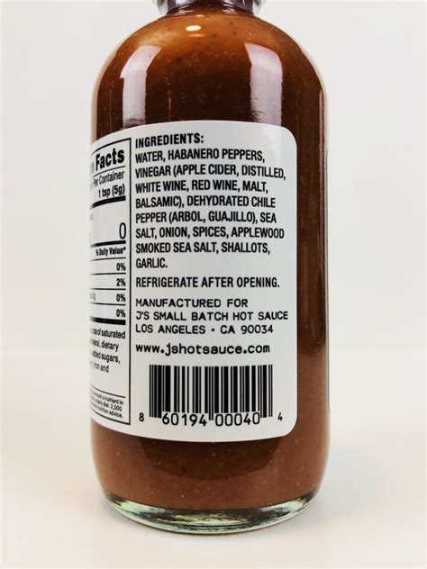 J S Small Batch Hot Sauce Tasting The Heat