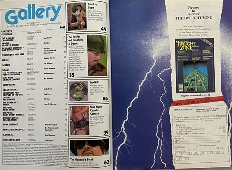 Gallery August Miss Nude Canada Vintage Magazines