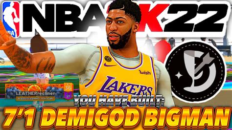 New Glitched Center Build In Nba K Youtube