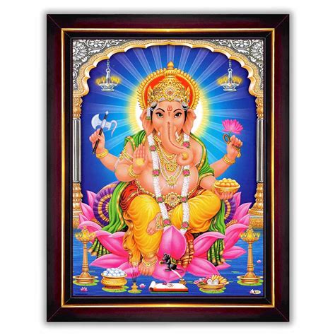 Pavan Photo Laminations Lord Ganesha Ganesh Ganpati Ganapathi Hanging