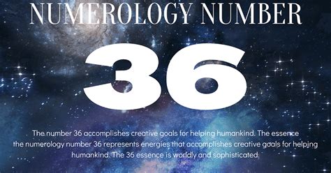 Numerology: The Meaning of Number 36