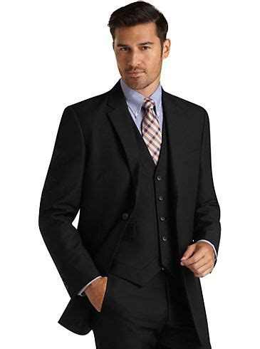 Suits English Laundry Black Multistripe Modern Fit Suit Men S Wearhouse