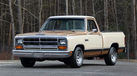 1987 Dodge D150 Pickup For Sale At Auction Mecum Auctions