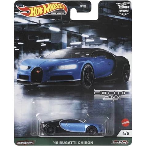 車庫 Hot Wheels風火輪 EXOTIC Envy 文化系列 超跑 Bugatti Chiron 膠胎 蝦皮購物