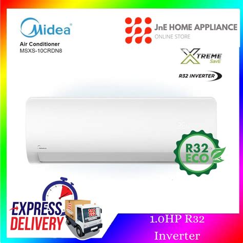 Midea 1 0hp R32 Inverter Xtreme Save Series Wall Mount Air Cond MSXS