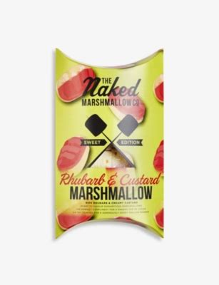 The Naked Marshmallow Rhubarb Custard Gourmet Marshmallows G Selfridges