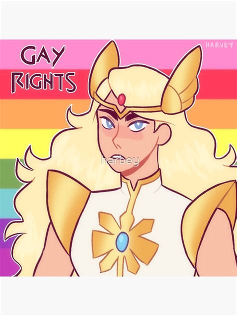 She Ra Said Gay Rights Art Print For Sale By Harbey Redbubble