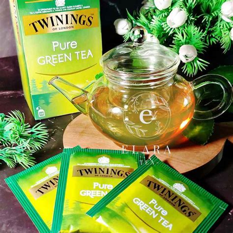 Jual Twinings Pure Green Tea Bags Gr Premium Gr Teh Celup Teh Hijau