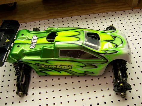 USED TEAM LOSI 8IGHT T 1 0 8T ROLLER CUSTOM PAINTED BODY HOP UPS R