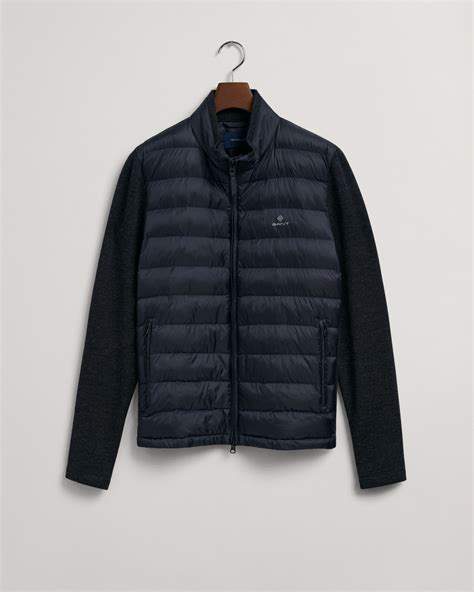 Gant Men S Mixed Media Light Padded Jacket Gant