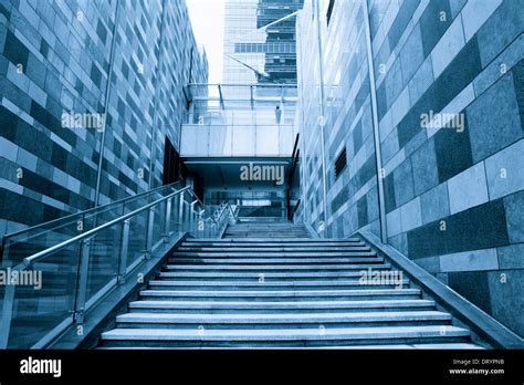 Modern Building Stairway Stock Photo Alamy