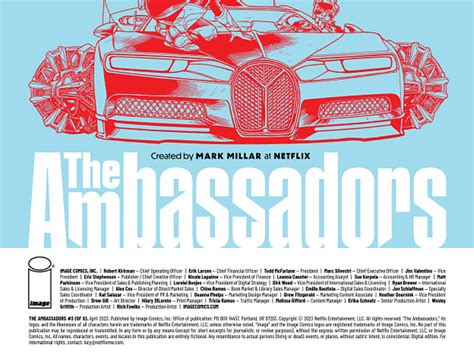 Travis Charest S Art For Mark Millar S The Ambassadors 3