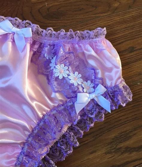 Baby Pink Satin Sissy Knickers Softly Silky Bikini Panties Etsy