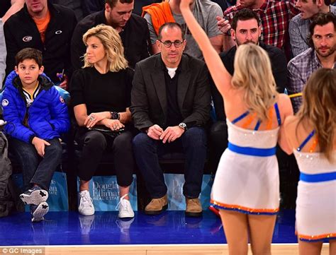 Jerry Seinfeld Enjoys A Knicks Game With His Wife Jessica And Two Kids