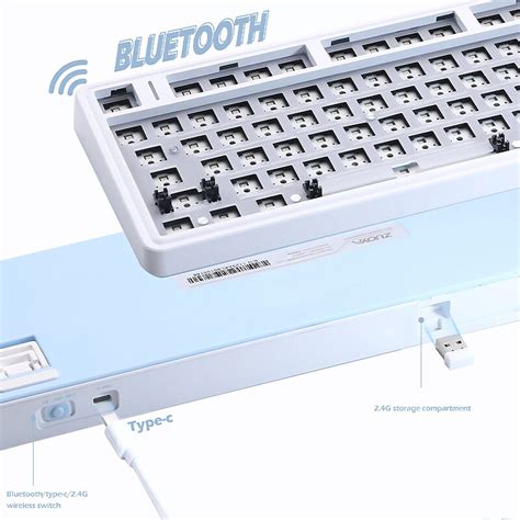 Ls Tri Mode Mechanical Gaming Keyboard Customized Kit Hot Swappable Rgb G Wireless Bt Type