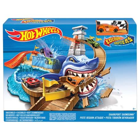 Hot Wheels Renk Değiştiren Araçlar Sharky Oyun Seti Deniz Shop