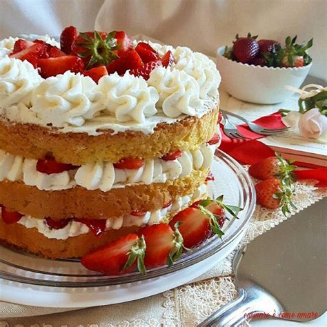 Naked Cake Con Crema Al Mascarpone E Fragole Cucinare Come Amare