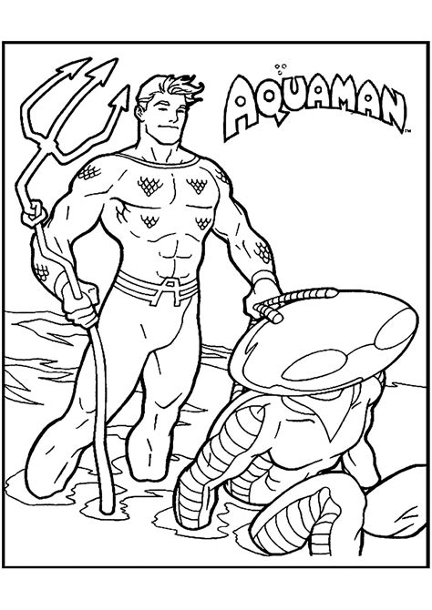 Desenhos Do Aquaman Para Imprimir E Colorir