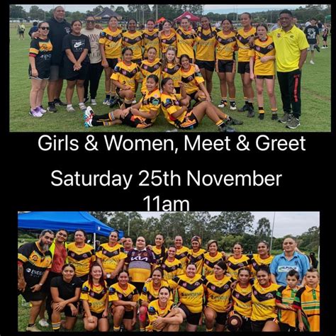 Girls And Women Meet And Greet Rochedale Tigers Rlfc November 25 2023