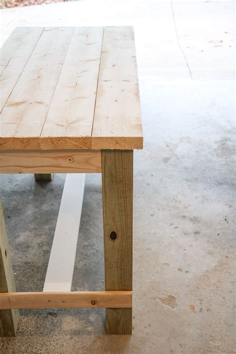 How To Build A Small Farmhouse Table Brokeasshome