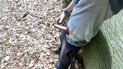 Jerking Off My Big Cock In The Woods German Gay Amateur Porn Xhamster