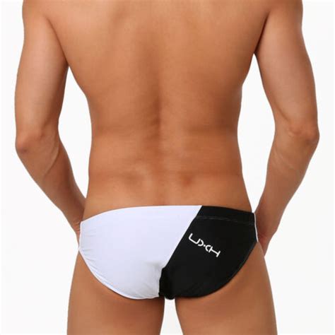 Sexy Men S Solid Bikini Swimwear Swim Briefs Swimsuit Low Rise Swimming Suit Ebay