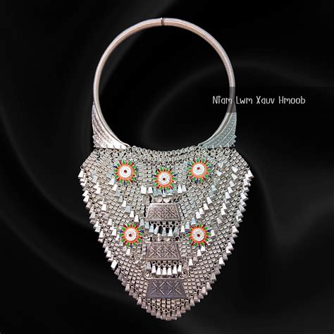 Hmong Silver Necklace Xauv Hmong | Money 2 | Hmong Jewelry | Beautiful