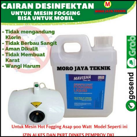 Jual Cairan Hot Fogging Fogging Liquid Mobil Fogging Disinfectant Liter Jakarta Barat