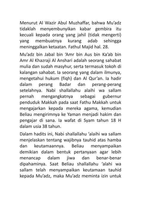 Mulakhosh Syarh Kitab Tauhid Pdf