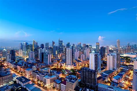 biggest cities   philippines worldatlascom