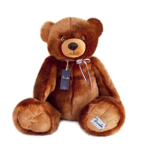 Ours En Peluche L OURS FRANCAIS 65 Cm Caramel