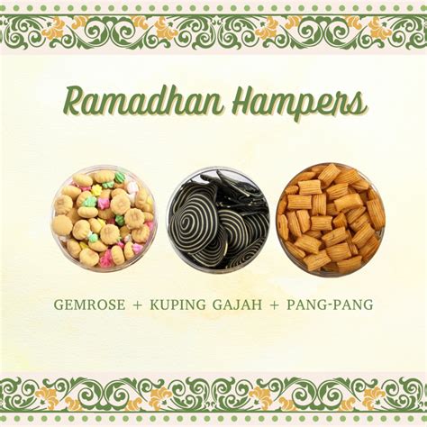 Jual Delish Snacks Ramadhan Hampers Isi Toples L Bingkisan