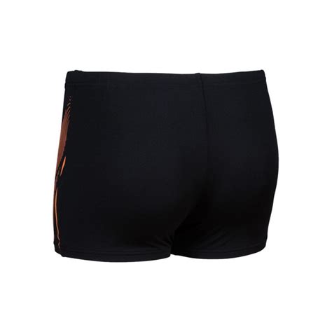Плавки-боксеры для мальчиков Arena SWIM SHORT GRAPHIC черный, оранжевый ...