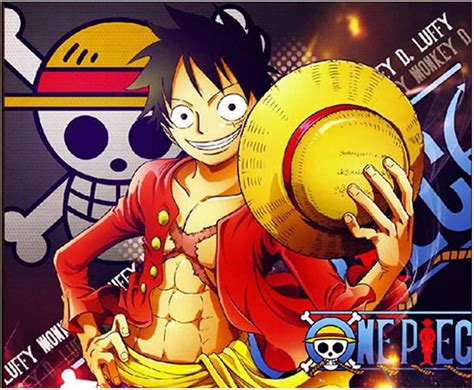 THYHJJMM DIY5D Diamante Pintura Anime Náutico Rey Luffy Mosaico Punto