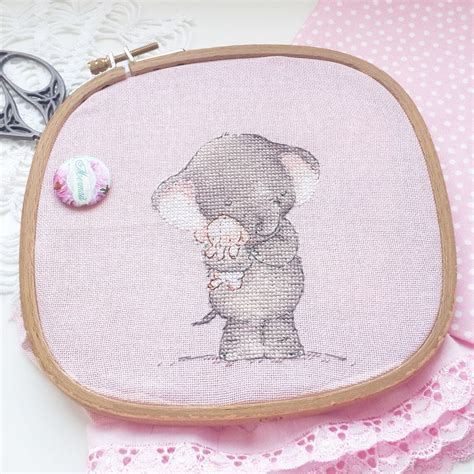 Elephant Baby Cross Stitch Pattern Printable PDF File Instant - Etsy