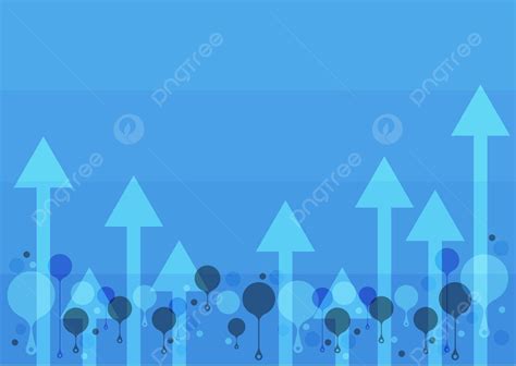 Long Arrows Smoothly Floating Upward Progress Decoration Diagram Vector