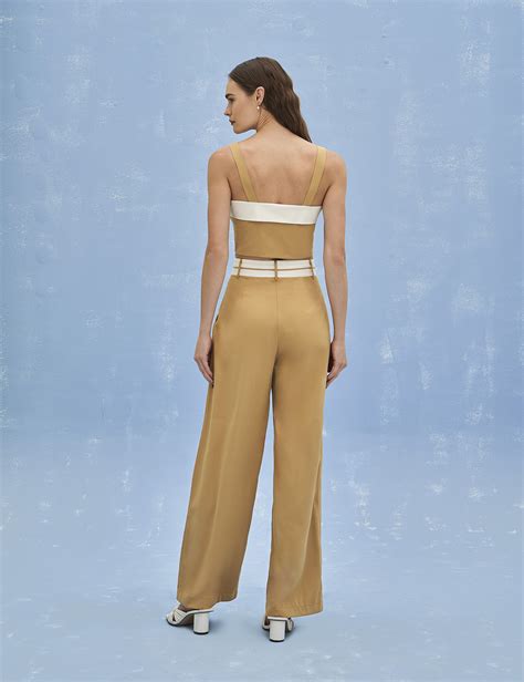 Conjunto Contraste Alfaiataria Pillar Nude Delight Store