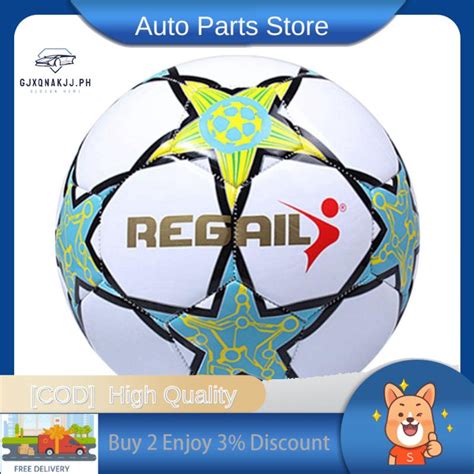 Regail ลูกบอลฝึกซ้อมฟุตบอล ขนาด 5 แบบมืออาชีพ สําหรับเด็ก | Shopee Thailand