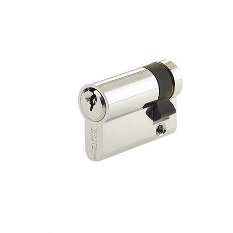 50mm 5 Pin Euro Profile Single Cylinder Keyed To Differ With 3 Keys