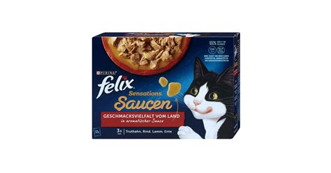 PURINA Felix Sensations Saucen mit Fleisch Geflügel 12x 85 gr online