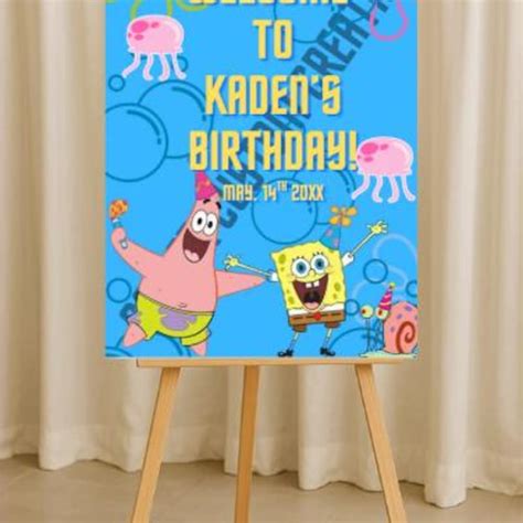 Spongebob Bikini Bottom Sign Etsy