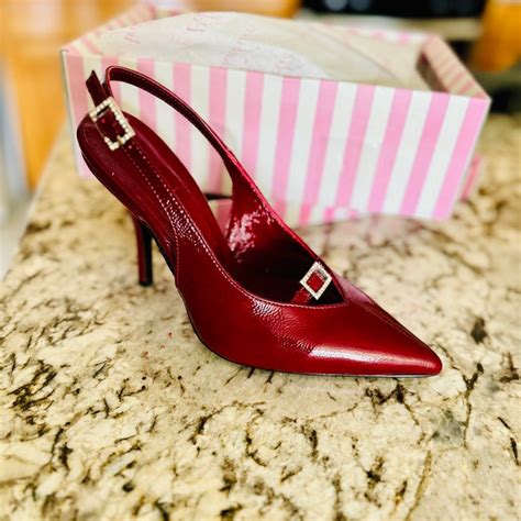 Burgundy Mary Jane Shoesblock Heel Sandalsblack And Beige Mary Jane